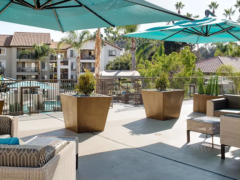 Pool Areas with Cabana and Lounge Seating