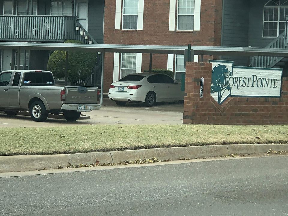 Located north off Hefner Road small condo community on N. Meridian with beautiful park next door. You can actually feed the deer out your front door too.