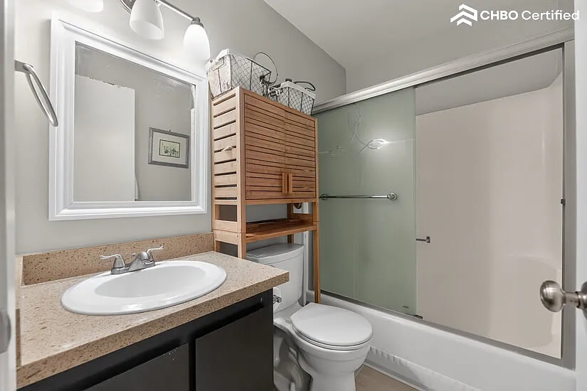 Bathroom with Bathtub + Shower