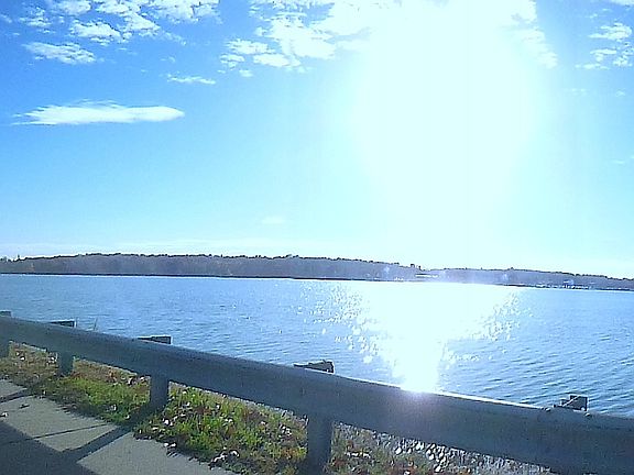 Across the street has beautiful lake views