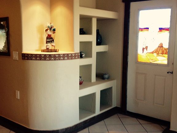 Master bedroom shelves