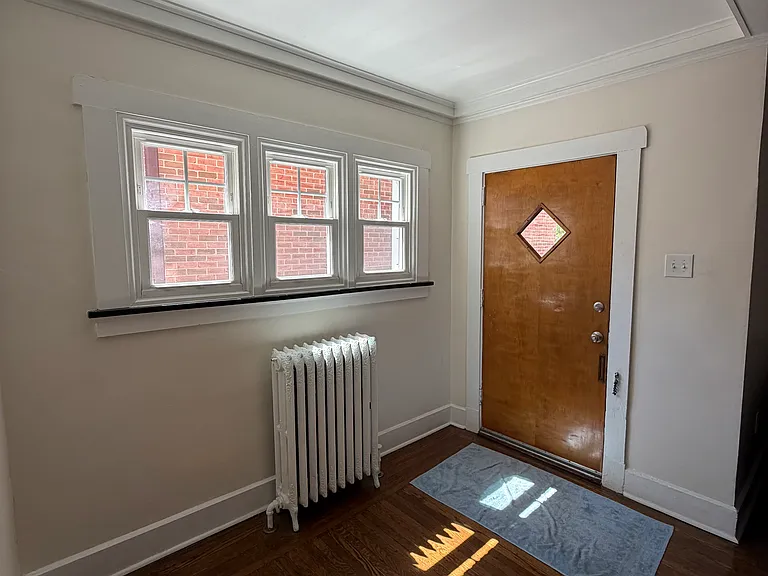 Entrance to house, living room