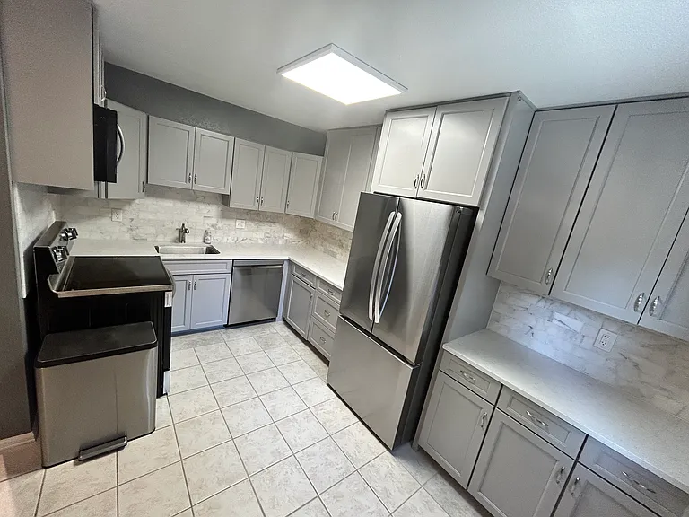 Kitchen with new appliances