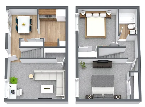 Floor plan 2BR-WP