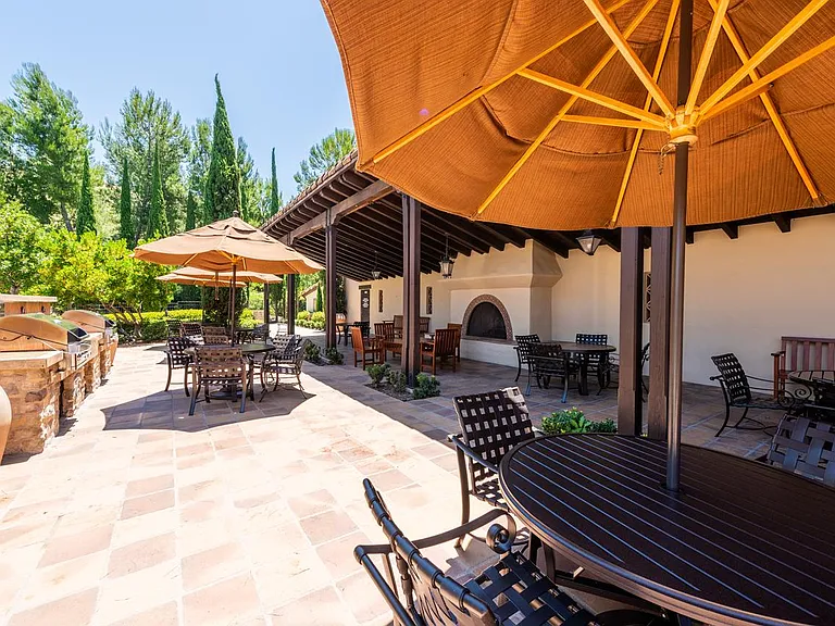 Clubhouse BBQ area,