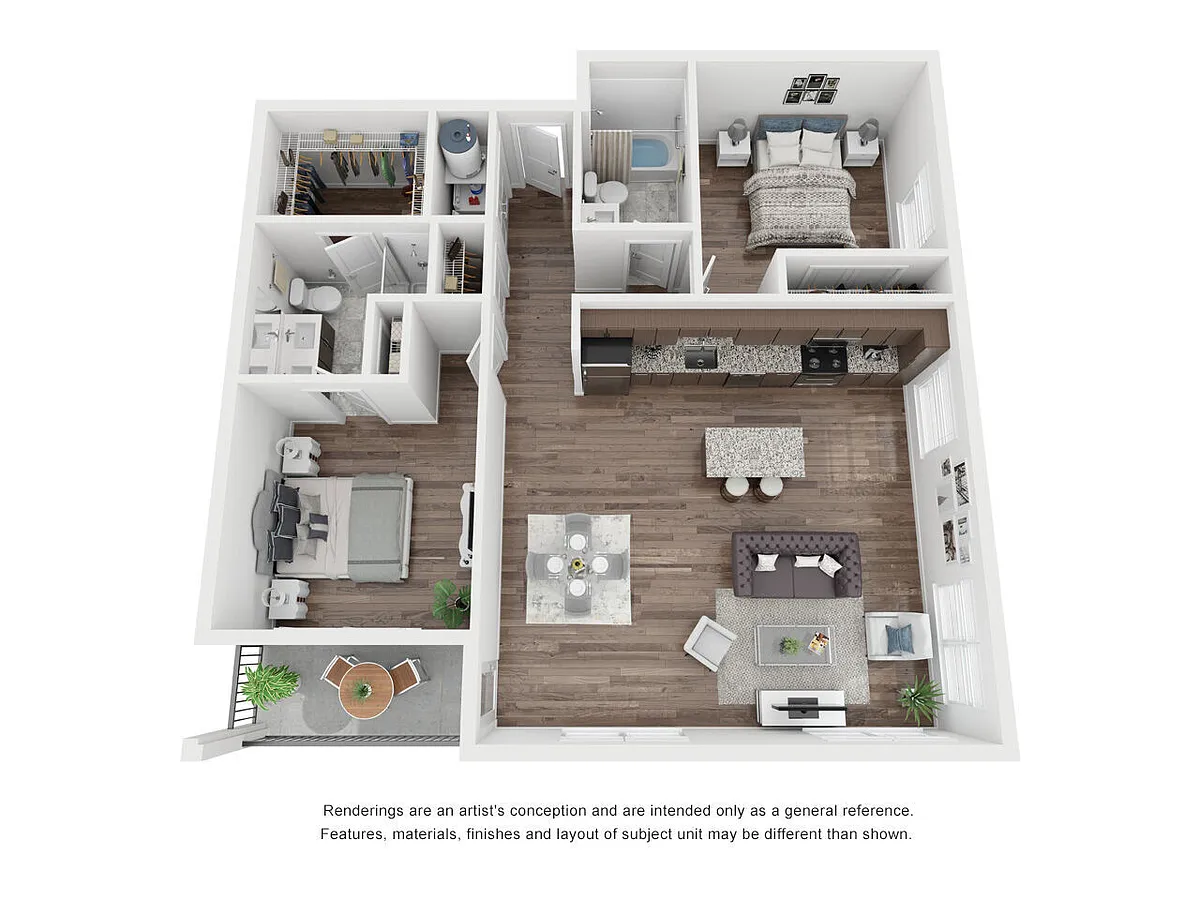 Floor plan 2B