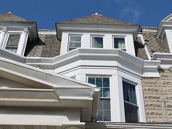 Fresh exterior paint
