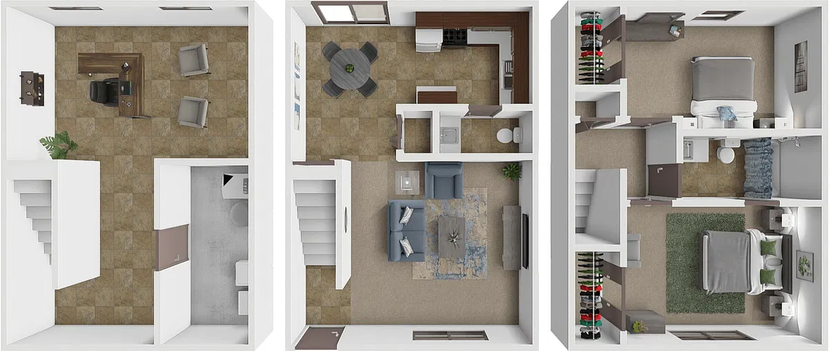 Floor plan Gillespie Townhome