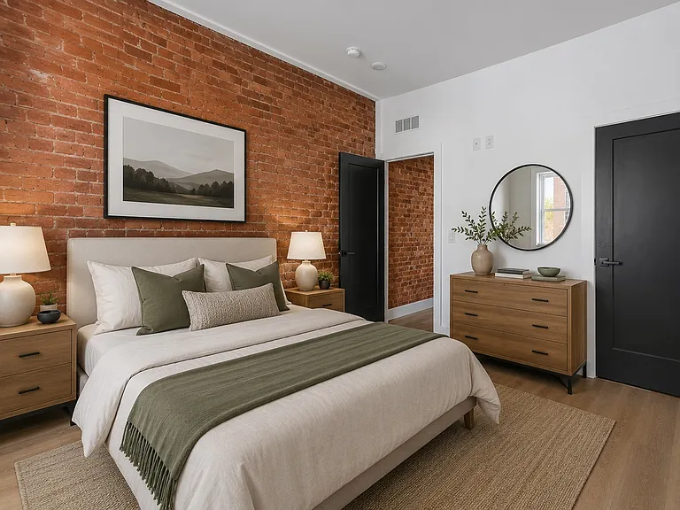 Digitally Staged Bedroom