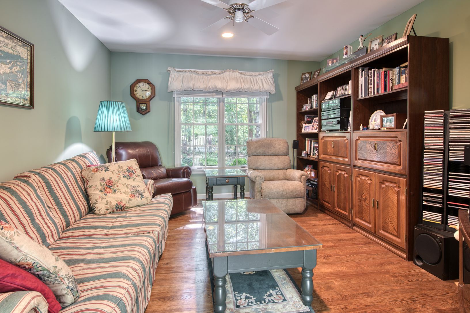 den with pocket doors