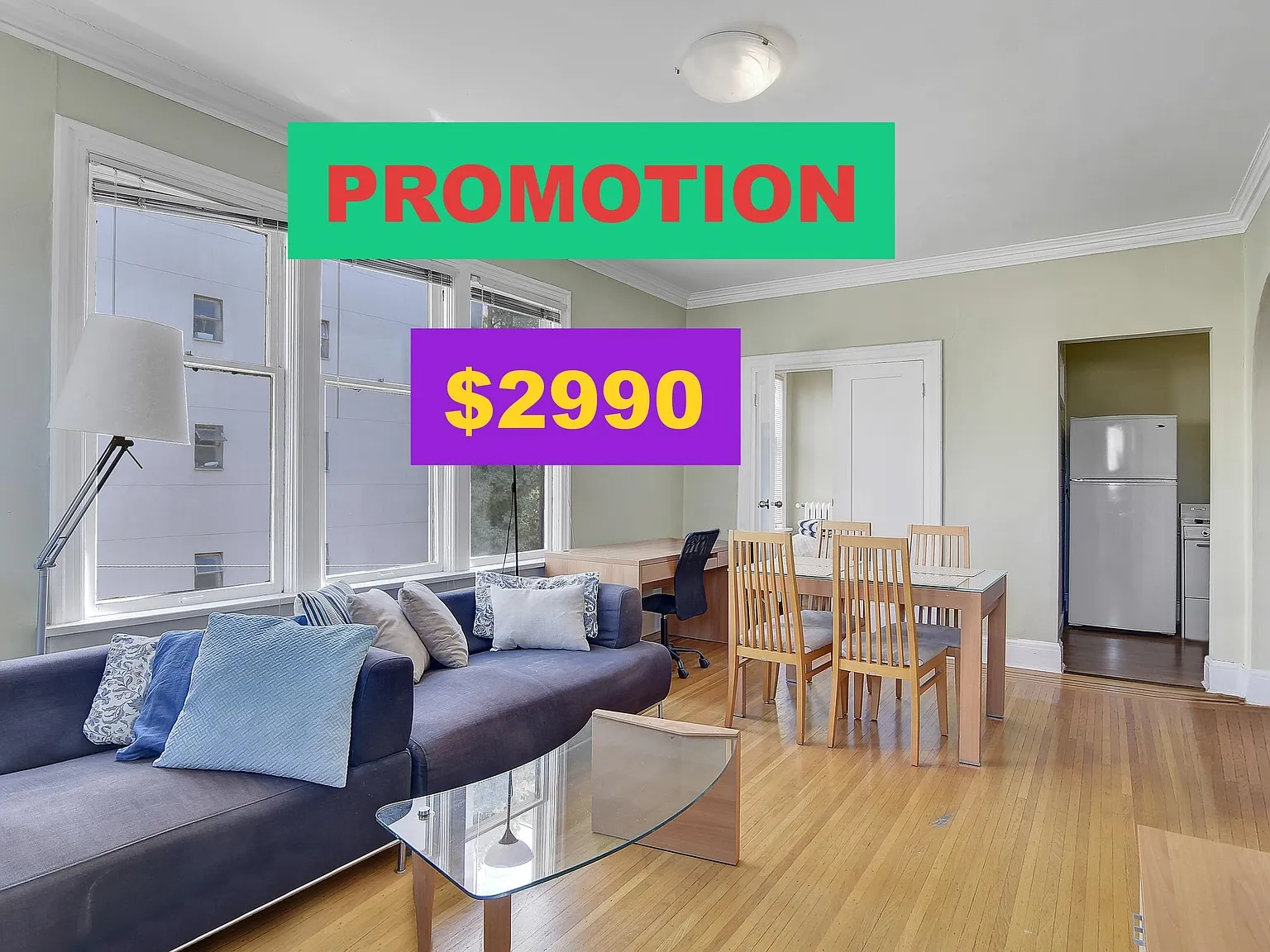 2 bed, 707 sqft, $2,990 — Photo 1