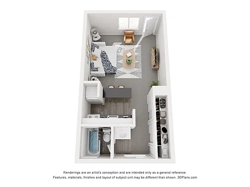 Floor plan Studio