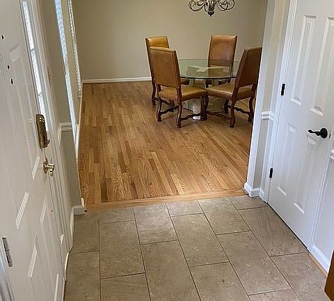 foyer into Dining room      