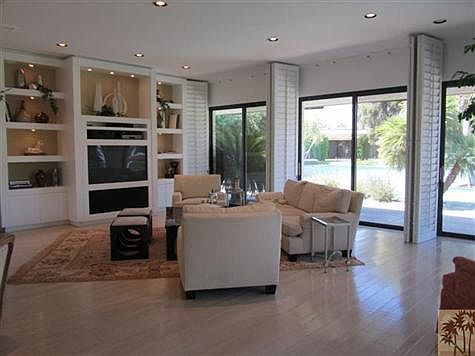 Media area of living room.