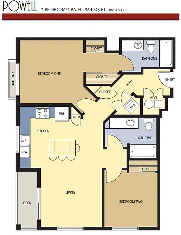 Floor plan Powell