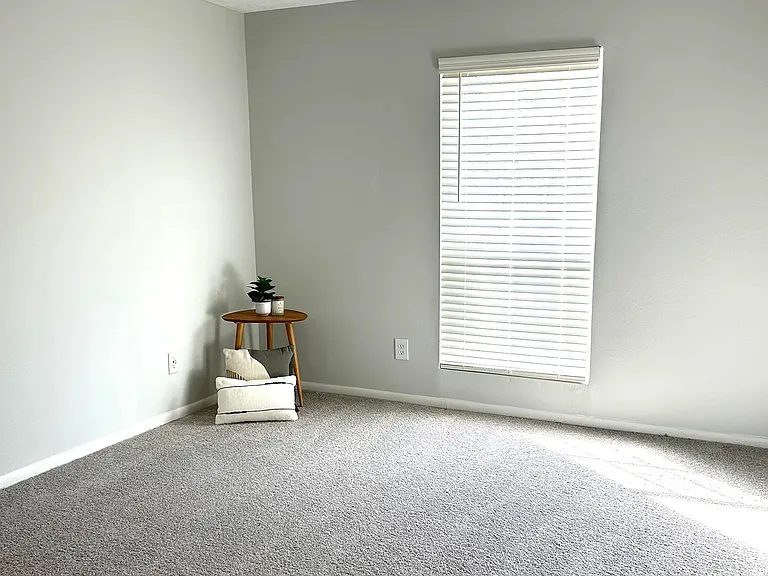 Plush carpeting and privacy blinds ensure your comfort and peace of mind in our spacious bedrooms.