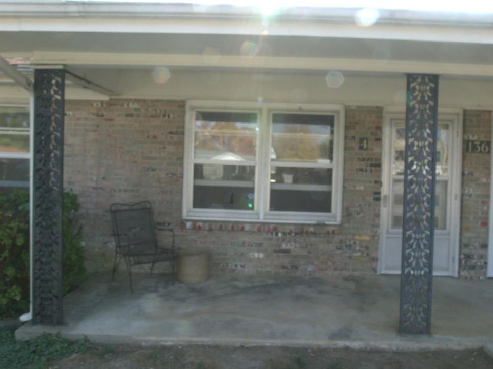 Front porch of duplex.
