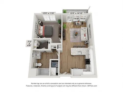 Floor plan A3 - Cobalt