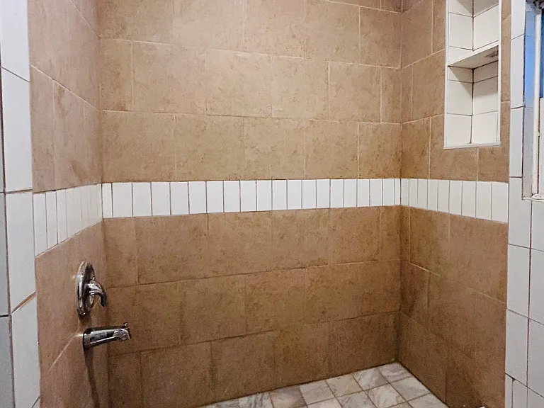 New shower with two niches