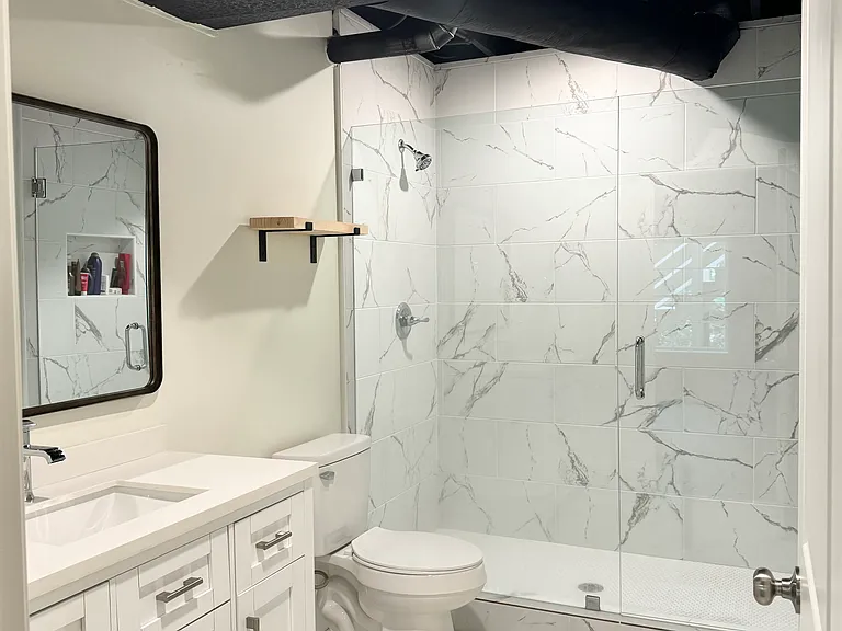 Basement bath