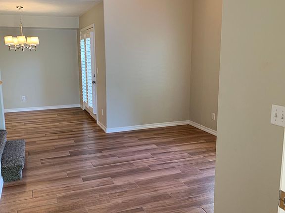 View from Entry Looking North Towards Living Room and Dining Room