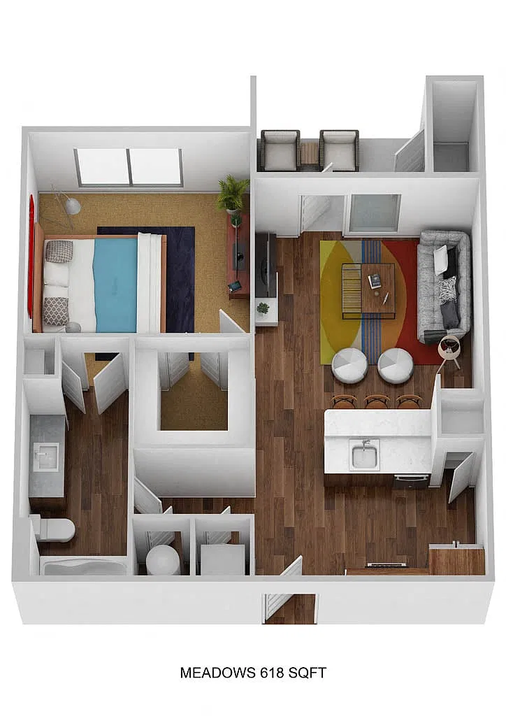 Floor plan A1A-M