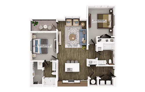 Floor plan Damen (B1A)