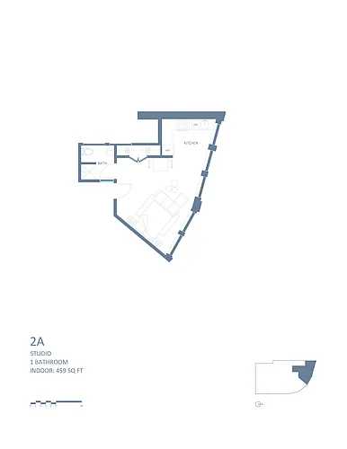 Floor plan Studio