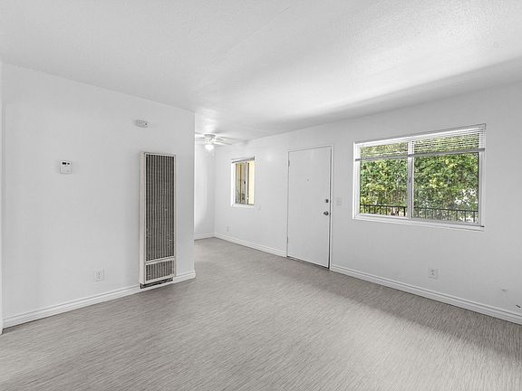 Unit living room and front door area