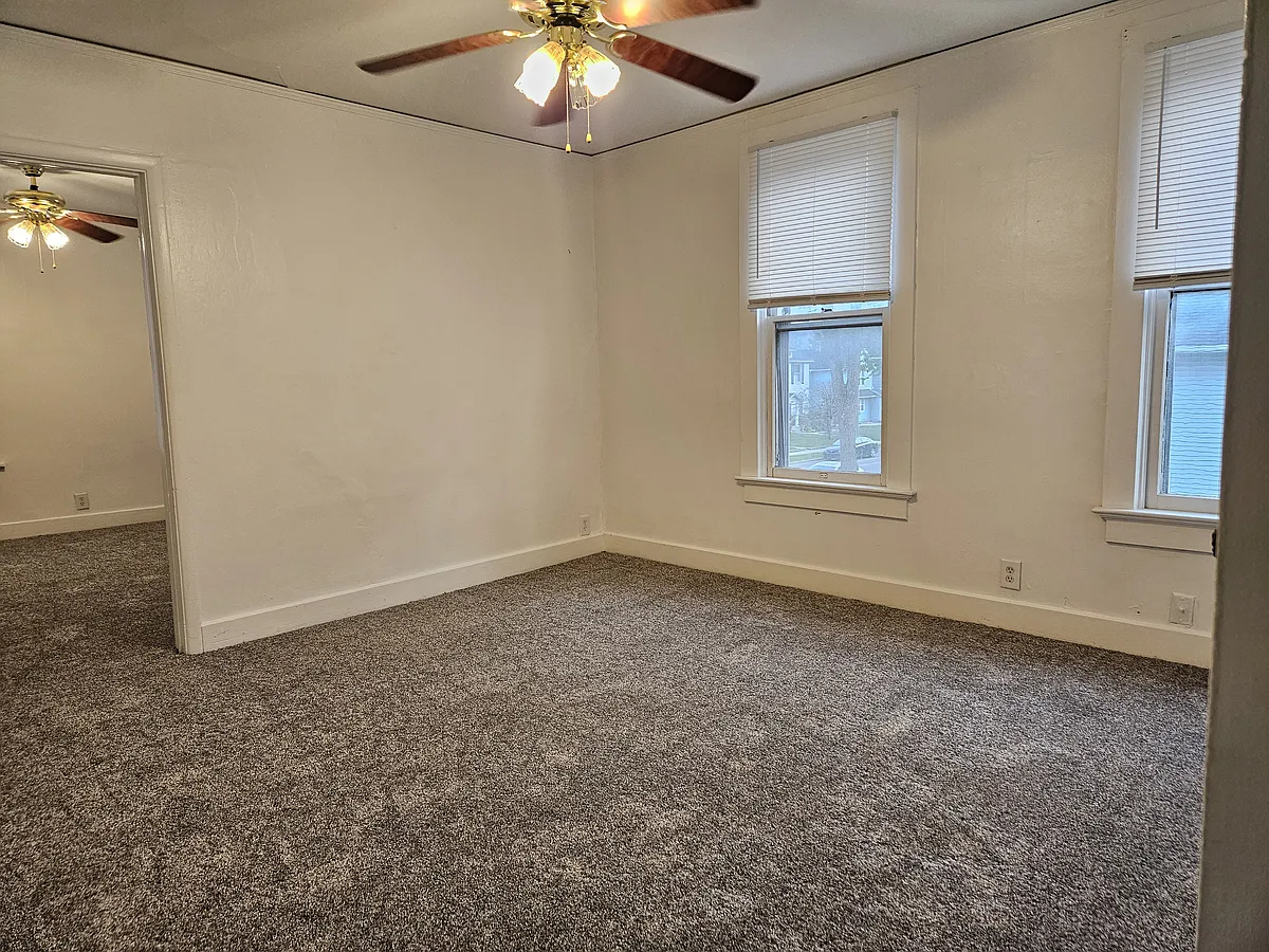Living room to bedroom - 1101 1/2 Columbia Ave