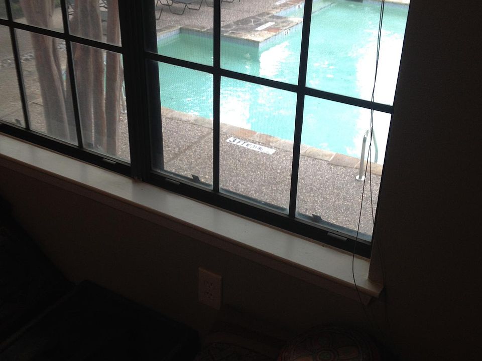 front pool from the upstairs bedroom