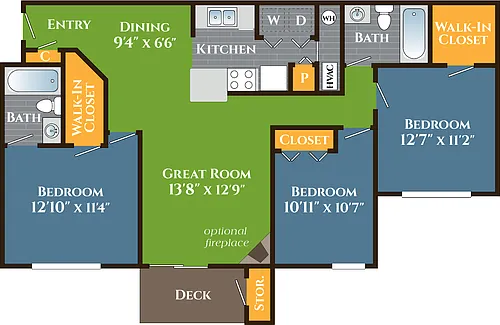 Floor plan Yellowstone Renovated