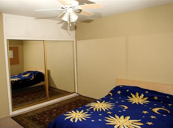 Large bedroom with tons of storage