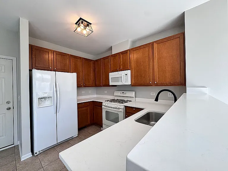 Kitchen with Quartz countertops