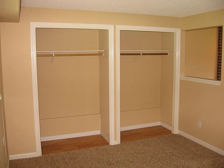 master bdrm dual closets