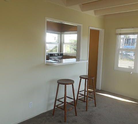 Bar Counter and living/dining room.