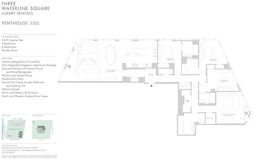 Floor plan Waterline 3 UL: PH2