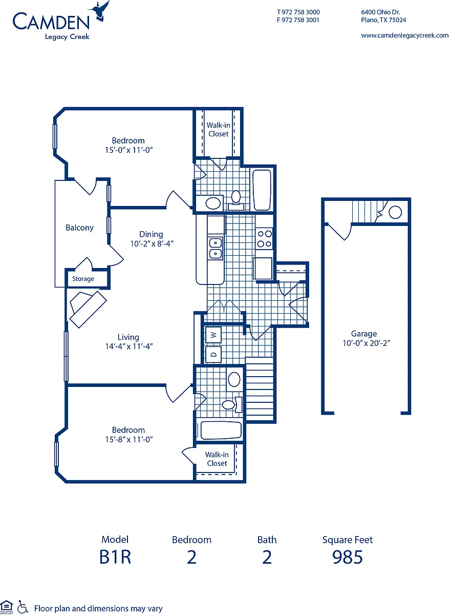 Floor plan B1R