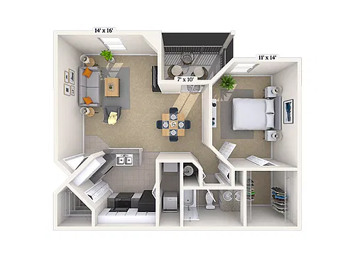 Floor plan Sawgrass