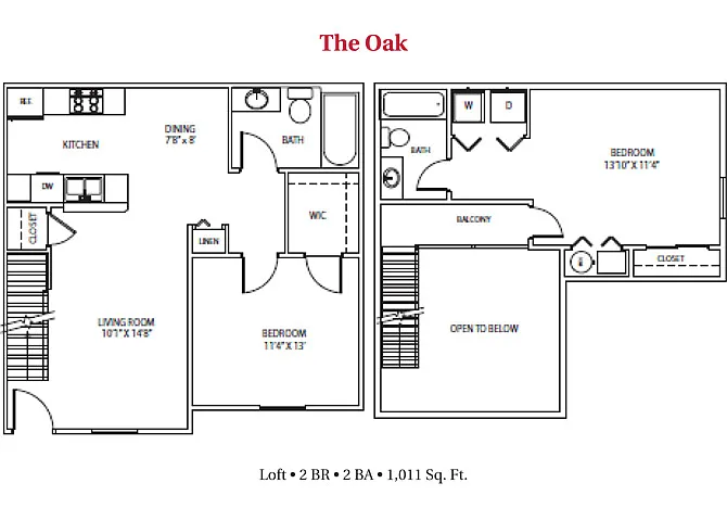 Floor plan The Oak