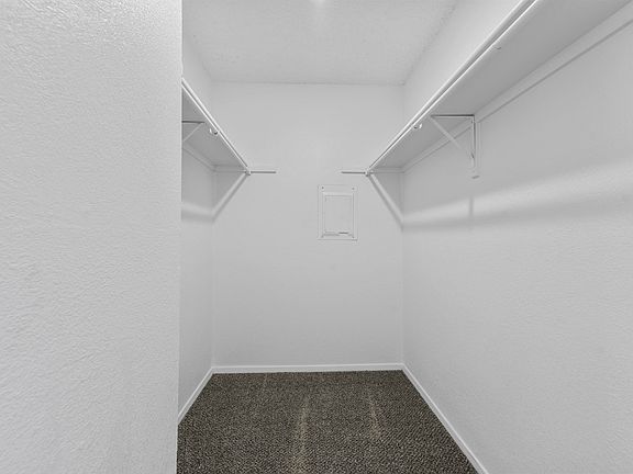 Spacious closets and storage space