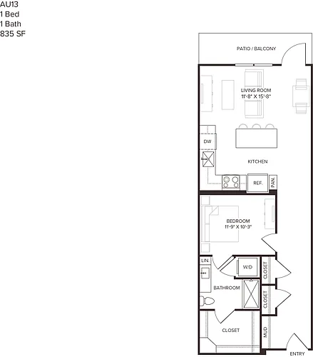 Floor plan AU13