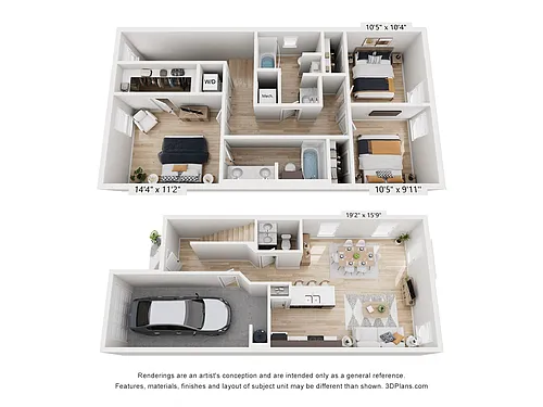 Floor plan The Bowie