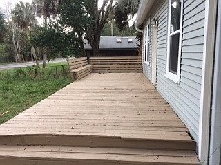 front sun deck