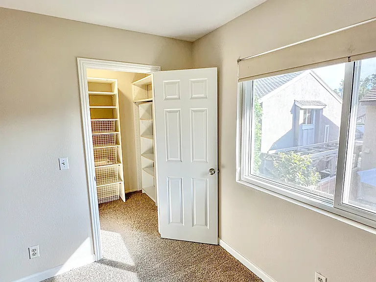 Upstairs bedroom #2 walk-in closet