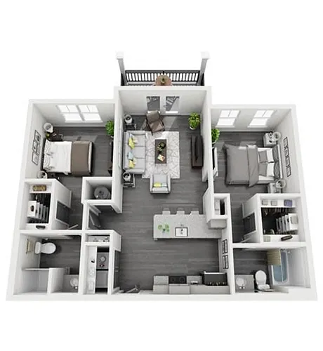 Floor plan B1