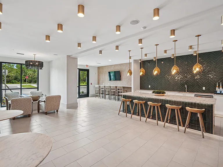 Social Lounge with Demonstration Kitchen