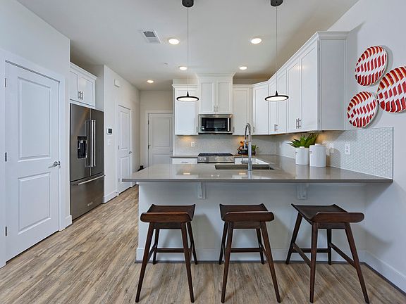The Lawrence Kitchen Features KitchenAid Stainless Steel Appliances at Crown in Gaithersburg, M D