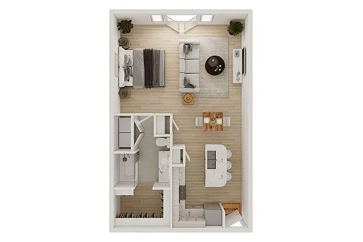 Floor plan A1E