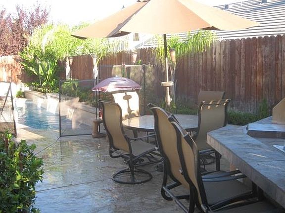 Backyard, Pool, BBQ Island